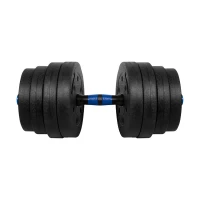 Rebel RBA-2301 Nastavitelné činky s konektorem 2 x 15 kg, černomodré