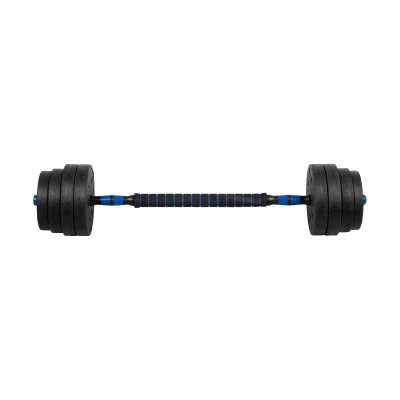 Rebel RBA-2301 Nastavitelné činky s konektorem 2 x 15 kg, černomodré