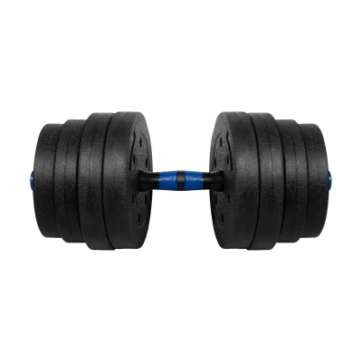 Rebel RBA-2301 Nastavitelné činky s konektorem 2 x 15 kg, černomodré