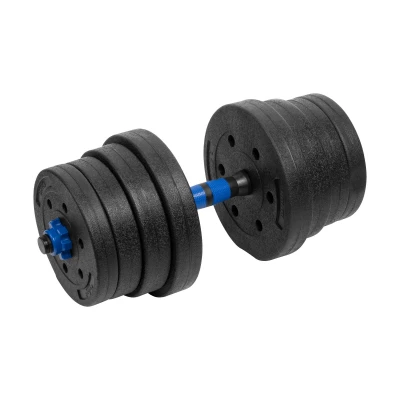 Rebel RBA-2301 Nastavitelné činky s konektorem 2 x 15 kg, černomodré