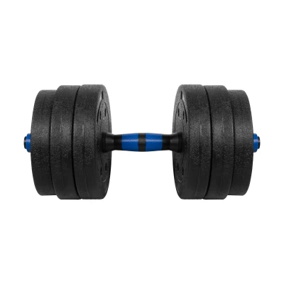 Rebel RBA-2300 Nastavitelné činky s konektorem 2 x 10 kg, černomodré