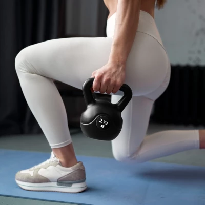 Rebel RBA-2313 Kettlebell Active 6 kg, černý