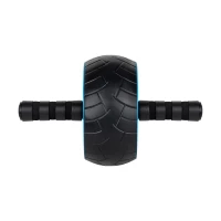 Rebel RBA-3060 Posilovací kolečko s podložkou AB Wheel AB-1, černomodré