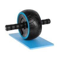 Rebel RBA-3060 Posilovací kolečko s podložkou AB Wheel AB-1, černomodré
