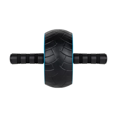 Rebel RBA-3060 Posilovací kolečko s podložkou AB Wheel AB-1, černomodré