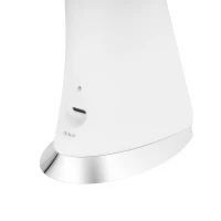Rebel KOM1009-1 LED stolní lampa s meteo stanicí bílá