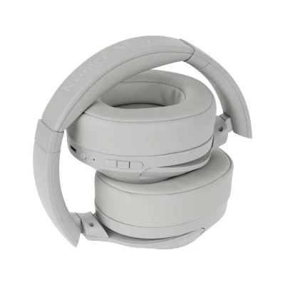 Kruger&Matz KM0672-G Bezdrôtové slúchadlá F2, Bluetooth 5.3, 400 mAh, sivé