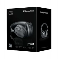 Kruger&Matz KM0655 Bezdrátová sluchátka F7A s ANC, Bluetooth 4.0, 300 mAh, černá