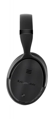 Kruger&Matz KM0655 Bezdrátová sluchátka F7A s ANC, Bluetooth 4.0, 300 mAh, černá