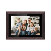 Kruger&Matz KM1102 Digitální fotorámeček Frameo WiFi, 10,1 palců, dekor dřeva
