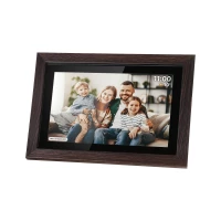 Kruger&Matz KM1102 Digitální fotorámeček Frameo WiFi, 10,1 palců, dekor dřeva
