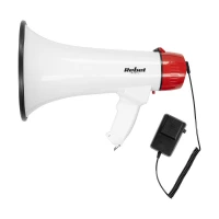 Rebel DH10 Megafon na baterie, 20 W, 20x 14 cm, bílý