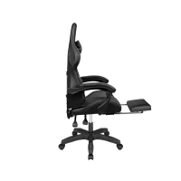 Kruger&Matz KM0790 Herné kreslo s podnožkou GX-150, čierne