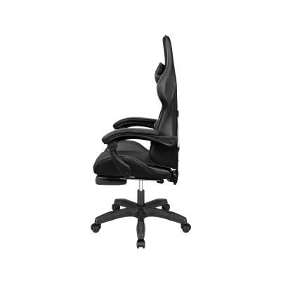 Kruger&Matz KM0790 Herné kreslo s podnožkou GX-150, čierne