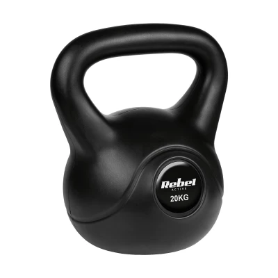 Rebel RBA-2320 Kettlebell Active 20 kg, čierna