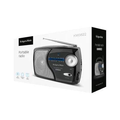 Kruger&Matz KM0822 Přenosné rádio AM/FM, černé