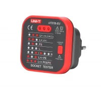 Uni-t MIE0271 Tester elektrických zásuvek RCD, UT07B-EU