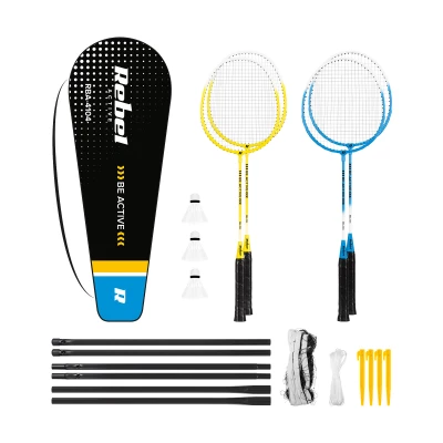 Rebel RBA-4104 Badmintonová sada, síť, rakety, míčky
