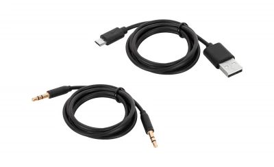 Kruger&Matz KM0655L Bezdrôtové slúchadlá F7A Lite s ANC, Bluetooth 5.0, 300 mAh, čierne