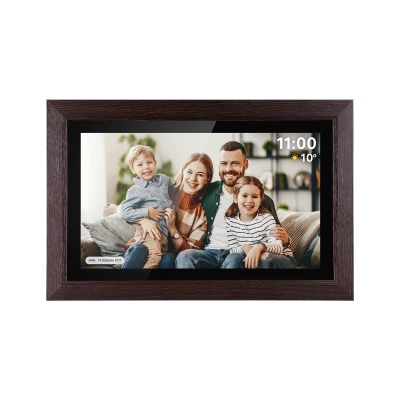Kruger&Matz KM1102 Digitální fotorámeček Frameo WiFi, 15 palců, dekor dřeva