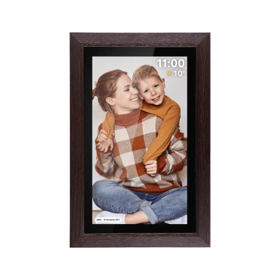 Kruger&Matz KM1102 Digitální fotorámeček Frameo WiFi, 15 palců, dekor dřeva
