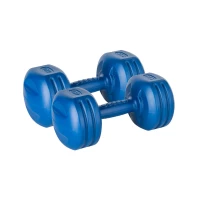 Rebel RBA-2309 Fitness činky jednoručky 2 x 4 kg, modré
