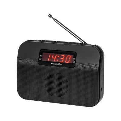 Kruger&Matz KM0825 Přenosné analogové rádio AM/FM, černé