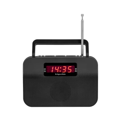 Kruger&Matz KM0825 Přenosné analogové rádio AM/FM, černé