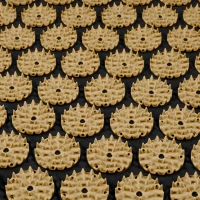 Rebel RBA-6002-GL Akupresurní masážní podložka + polštářek 72 x 42cm, černozlatá