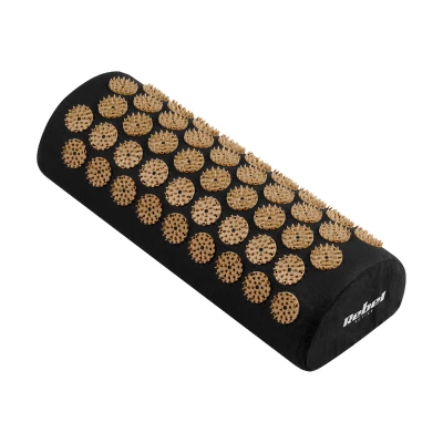 Rebel RBA-6002-GL Akupresurní masážní podložka + polštářek 72 x 42cm, černozlatá