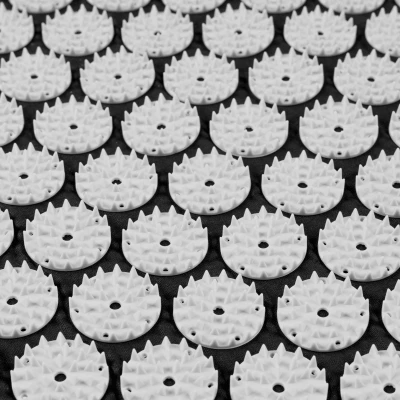 Rebel RBA-6003-BK Akupresúrna masážna podložka XXL + vankúš 130 x 50 cm, čierna a sivá