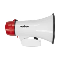 Rebel DH08 Megafon na baterie, 5 W, 13 x 22 cm, bílý