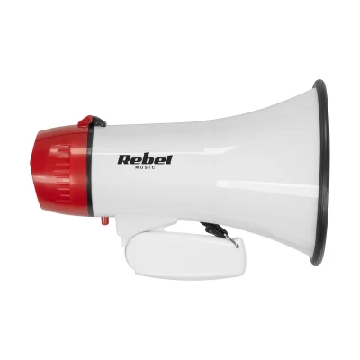 Rebel DH08 Megafon na baterie, 5 W, 13 x 22 cm, bílý
