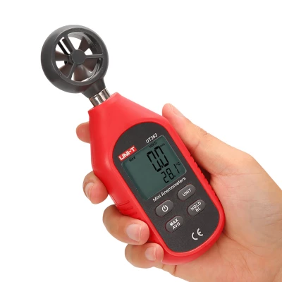 Uni-t MIE0287 Anemometer - meranie rýchlosti vetra s funkciou merania teploty UT363