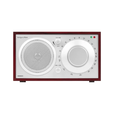 Kruger&Matz KM0823 Prenosné analógové rádio AM/FM, hnedé