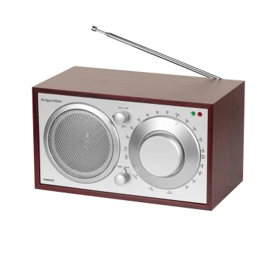 Kruger&Matz KM0823 Prenosné analógové rádio AM/FM, hnedé