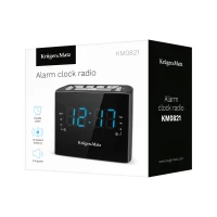 Kruger&Matz KM0821 Radiobudík LED, FM, 2x AAA 1,5 V, černý