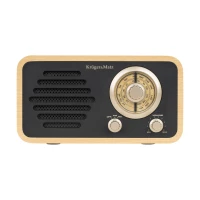 Kruger&Matz KM00828 Přenosné analogové rádio AM/FM, Retro, hnědé