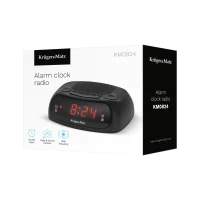 Kruger&Matz KM0824 Radiobudík LED, FM, 2x AAA 1,5 V, černý