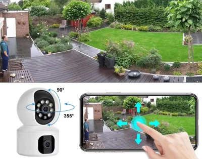 Foxter XT3210 Otočná duální kamera s naklápěním, Wi-Fi, HD zoom