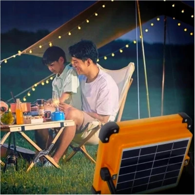 LedLight 3370 Halogenový LED solární reflektor dobíjecí USB-C, 200W
