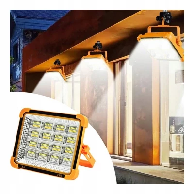 LedLight 3370 Halogenový LED solární reflektor dobíjecí USB-C, 200W