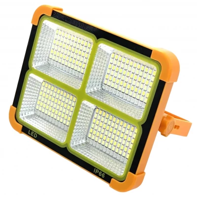 LedLight 3372 Halogenový LED solární reflektor dobíjecí USB-C, 100W, IP66