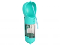 Nuxie 2384 Cestovní láhev pro psa 300 ml, 5 v 1 růžová