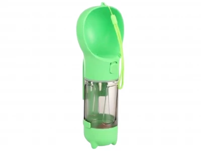 Nuxie 2384 Cestovní láhev pro psa 300 ml, 5 v 1 růžová