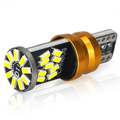 LedLight 3176 Autožárovka W5W 27 SMD 3014 CANBUS 6000K, 5 ks