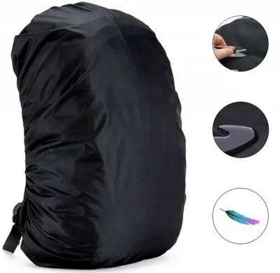 Foxter 3190 Vodotěsný obal na batoh 35l, černý