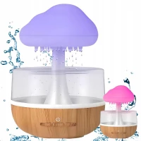 Verk 27484 Multifunkční zvlhčovač vzduchu houba, LED RGB, 200 ml, bílá
