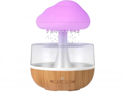 Verk 27484 Multifunkční zvlhčovač vzduchu houba, LED RGB, 200 ml, bílá