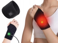 Verk 27498 Elektrická vyhřívaná ortéza na zápěstí, USB-C, černá